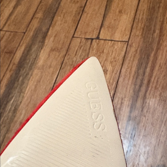 Guess Women’s Red Heel Booties Size 11 M Brand New Shoes - Picture 10 of 11